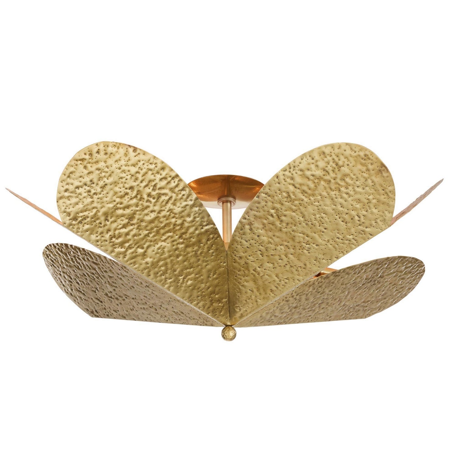 Arteriors - DMI28 - Four Light Flush Mount - Lucinda - Antique Brass