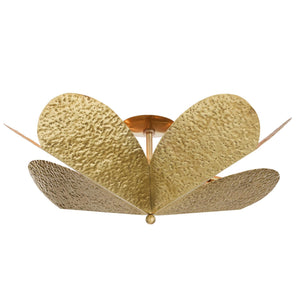 Arteriors - DMI28 - Four Light Flush Mount - Lucinda - Antique Brass