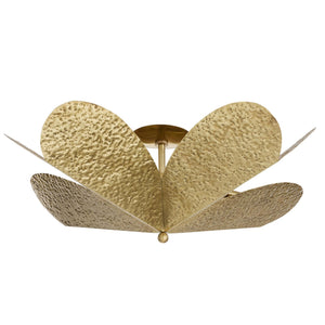 Arteriors - DMI28 - Four Light Flush Mount - Lucinda - Antique Brass