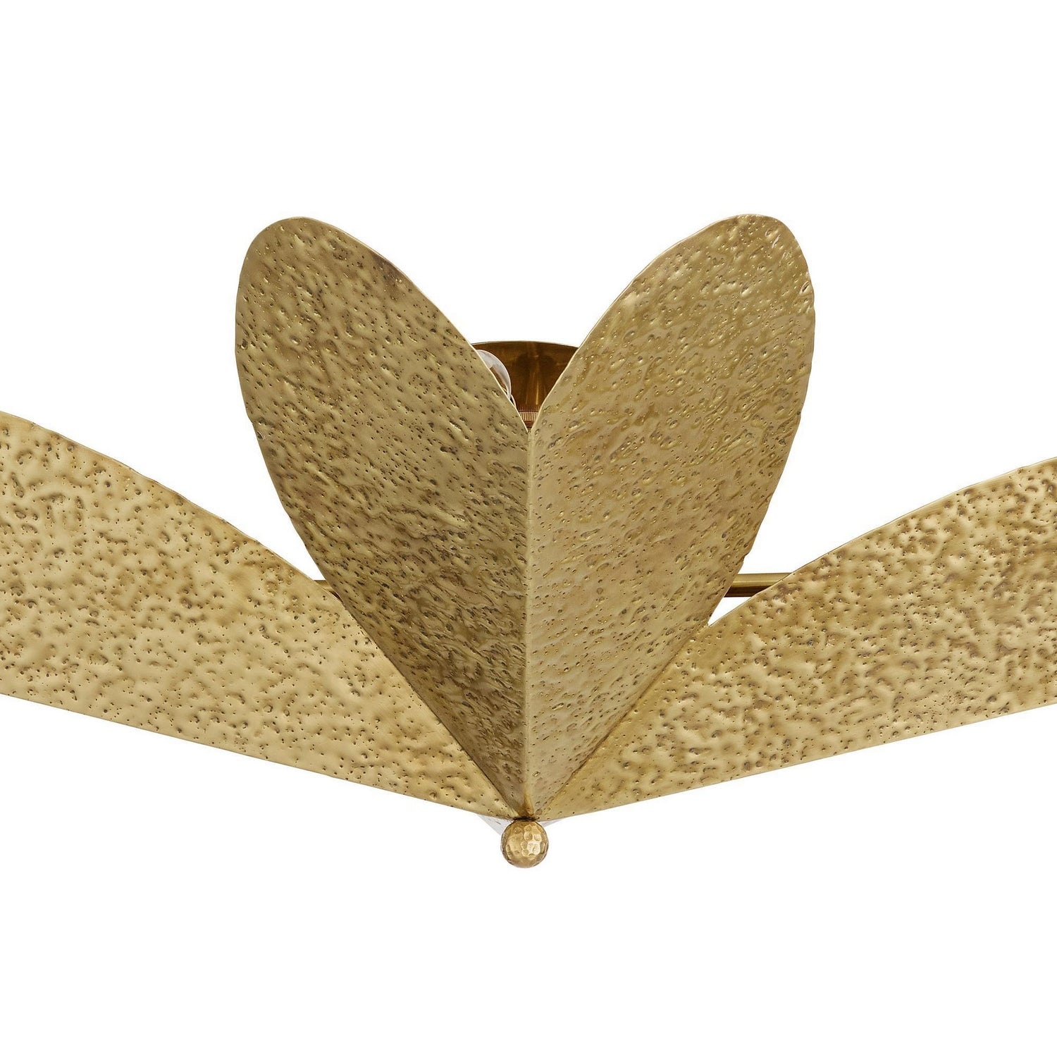 Arteriors - DMI28 - Four Light Flush Mount - Lucinda - Antique Brass
