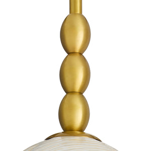 Arteriors - DPC22 - One Light Pendant - Lyla - Whitewash