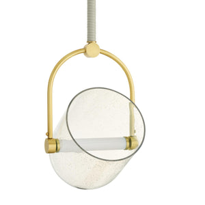 Arteriors - DPC28 - LED Pendant - Marco - Smoke