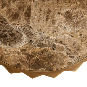 Arteriors - FAI26 - Accent Table - Mabel - Brown Emperador