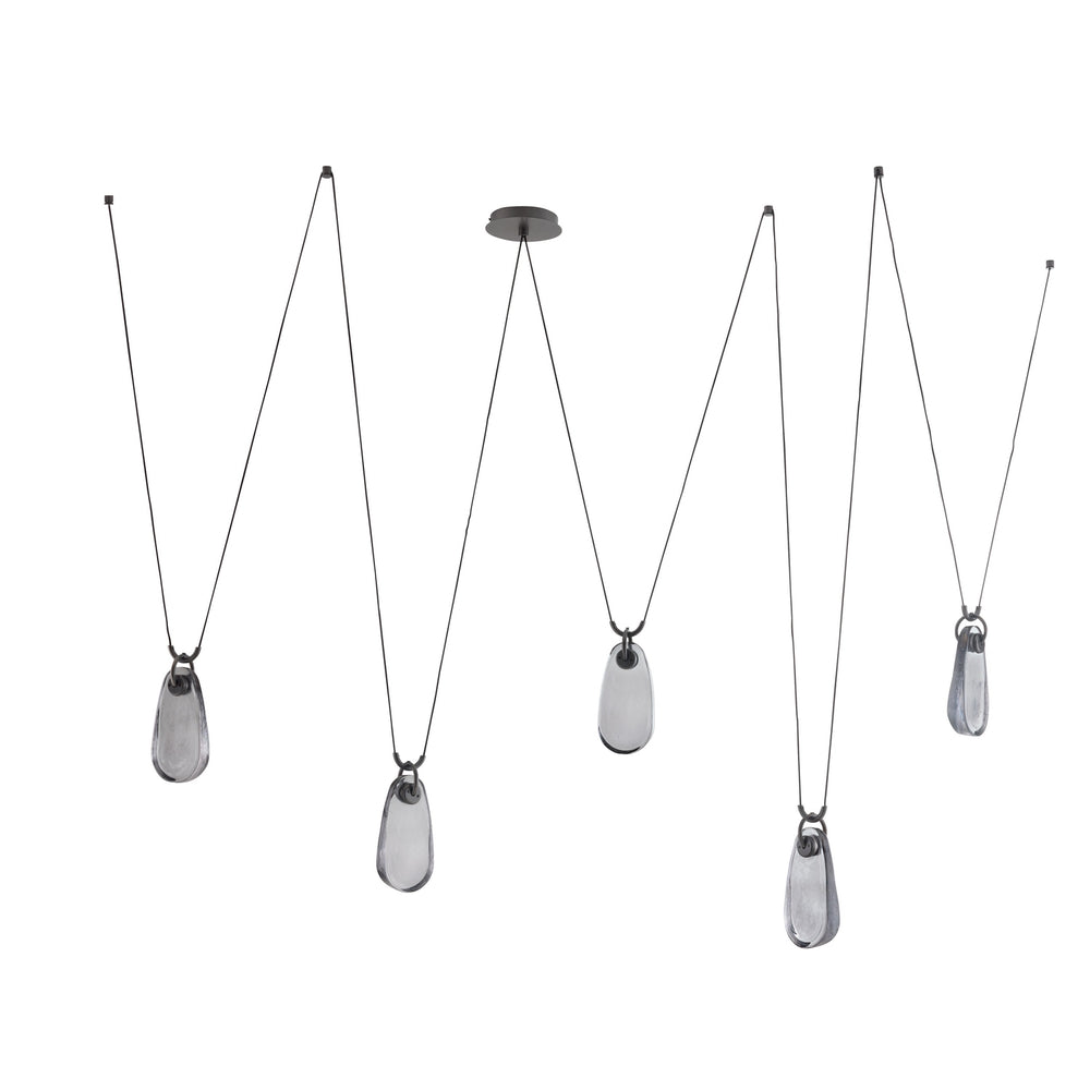 Arteriors - GADLC02 - LED Chandelier - Melt - Smoke