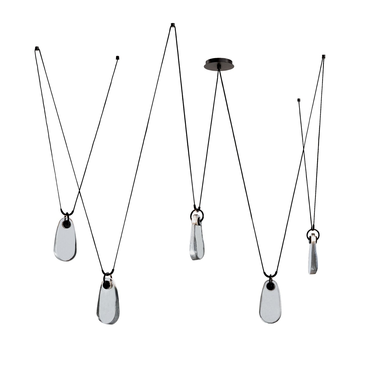 Arteriors - GADLC02 - LED Chandelier - Melt - Smoke