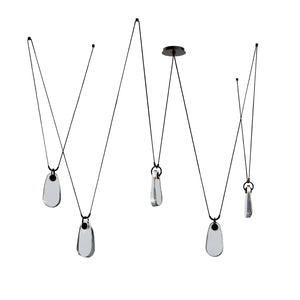 Arteriors - GADLC02 - LED Chandelier - Melt - Smoke