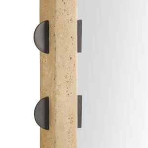 Arteriors - WMC05 - Mirror - Nicolai - Faux Travertine