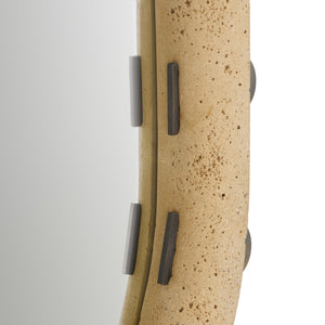 Arteriors - WMC05 - Mirror - Nicolai - Faux Travertine