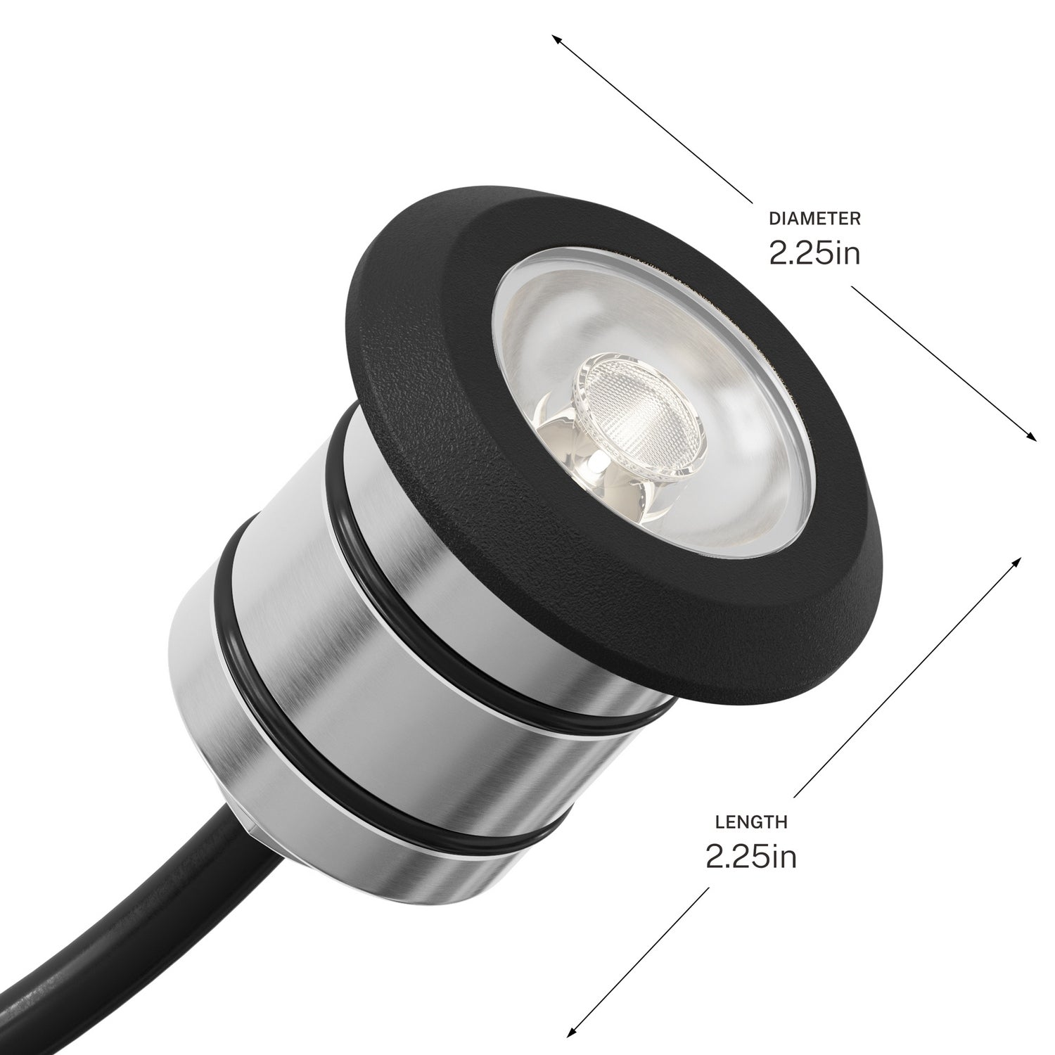Kichler - 16140BKB27 - LED Mini All-Purpose - Landscape Led - Black Brass