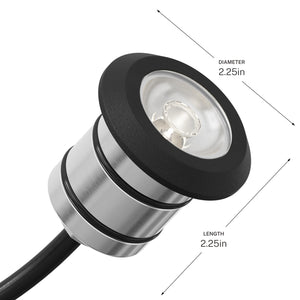 Kichler - 16140BKB30 - LED Mini All-Purpose - Landscape Led - Black Brass