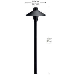 Kichler - 15478BKB - LED Path Light - Black Brass