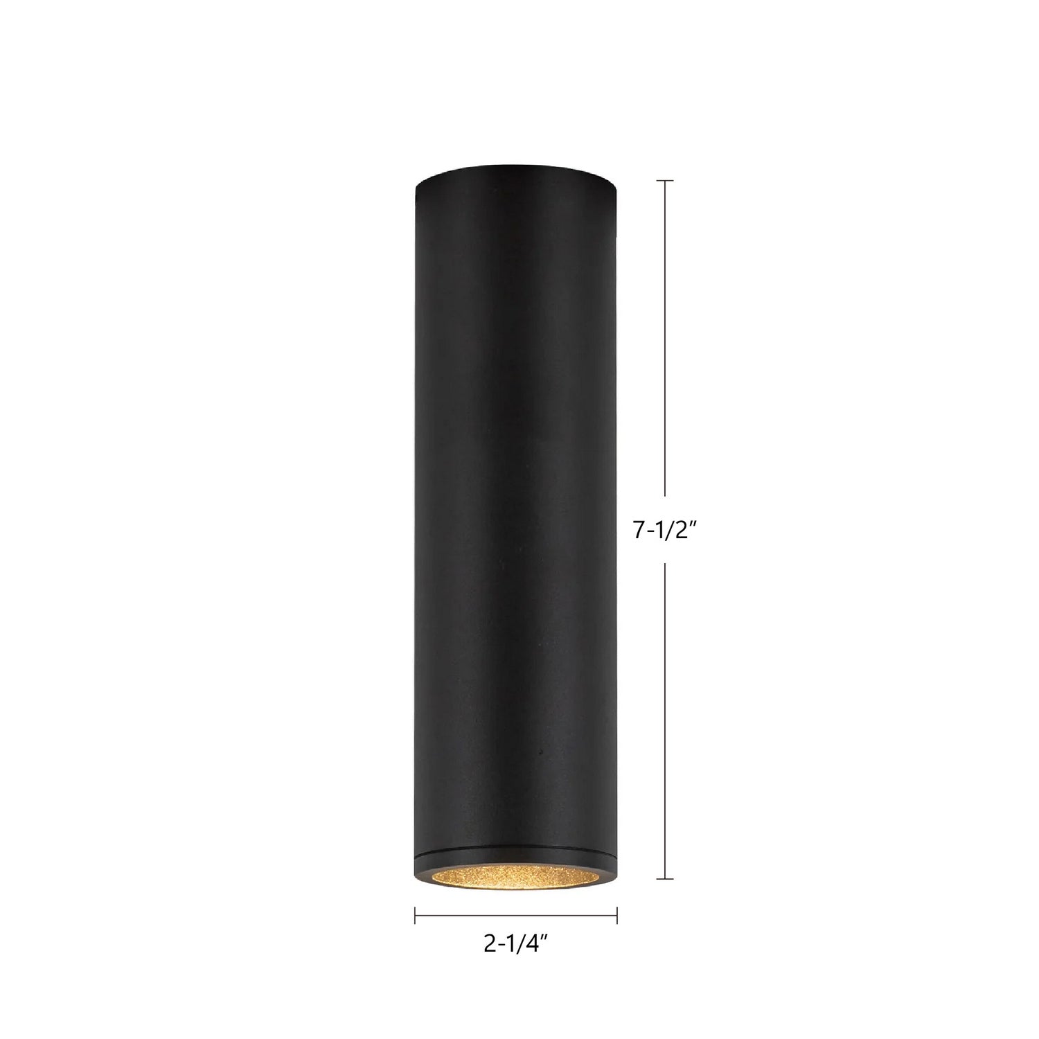 Kuzco Lighting - LD2-FM08W10-3036-BK-UNV-010 - LED Flush Mount - Lorna - Black