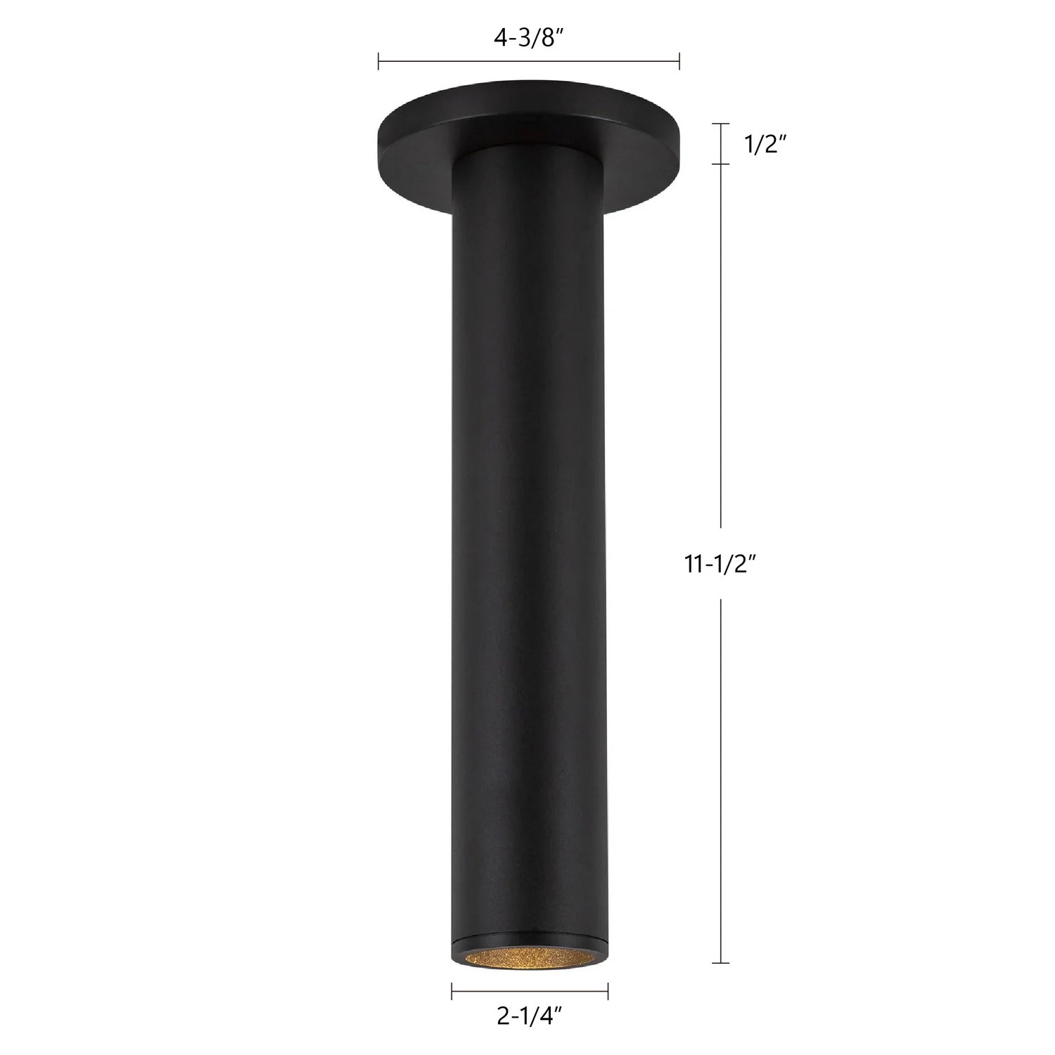 Kuzco Lighting - LD2-SM12W12-3036-BK-UNV-010 - LED Ceiling Mount - Lorna - Black