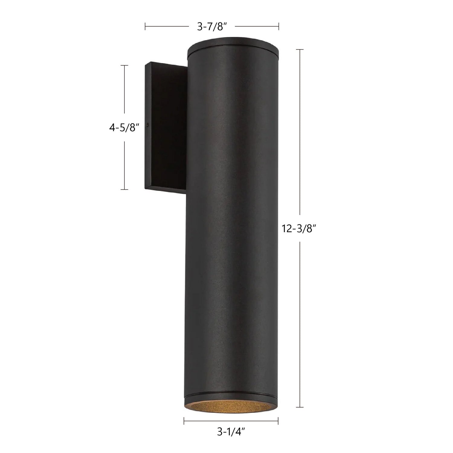 Kuzco Lighting - LD3-WS12W18-3036-BK-UNV-010 - LED Outdoor Wall Sconce - Lorna - Black