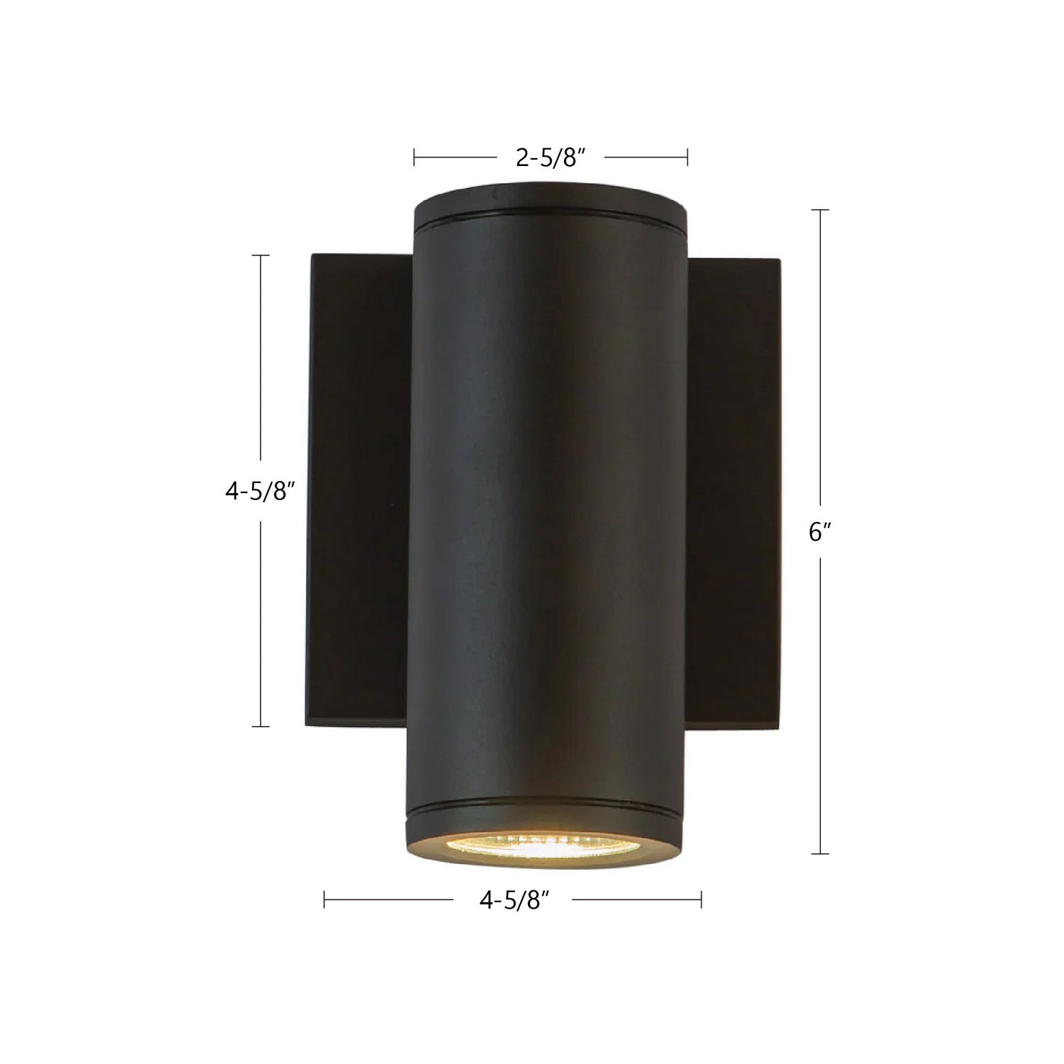 Kuzco Lighting - EW262106-BK - LED Outdoor Wall Sconce - Nordic - Black