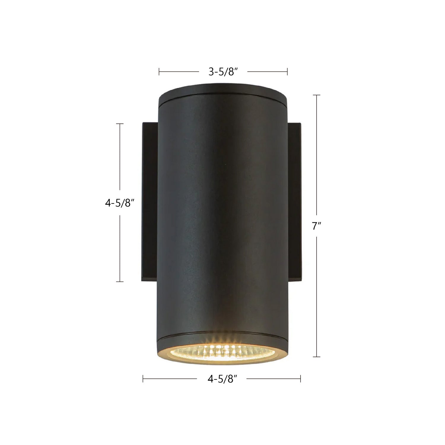 Kuzco Lighting - EW264107-BK - LED Outdoor Wall Sconce - Nordic - Black