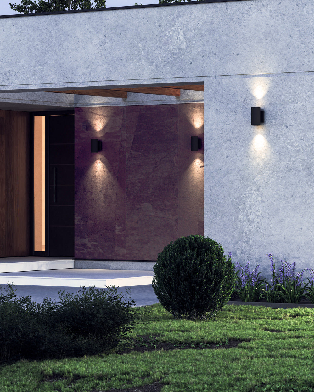 Kuzco Lighting - EW264207-BK - LED Outdoor Wall Sconce - Nordic - Black