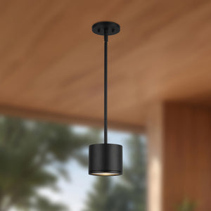 Kuzco Lighting - EP265104-BK - LED Outdoor Pendant - Nordic - Black