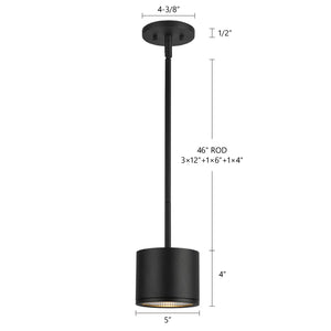 Kuzco Lighting - EP265104-BK - LED Outdoor Pendant - Nordic - Black