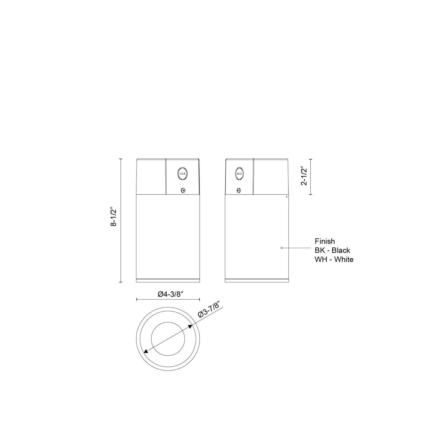 Kuzco Lighting - LD4-CC06W18-3036-WH-UNV-010 - LED Ceiling Mount - Lorna - White