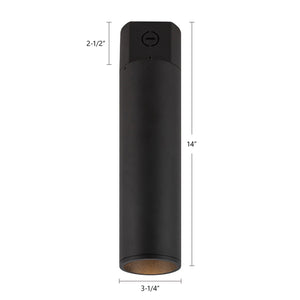 Kuzco Lighting - LD3-CC12W18-3036-BK-UNV-010 - LED Ceiling Mount - Lorna - Black