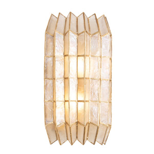 Kalco - 522621OL - Two Light Wall Sconce - Fractal - Oxidized Gold Leaf
