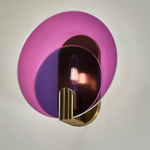 Kalco - 528521WB - One Light Wall Sconce - Optics - Winter Brass
