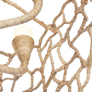 Kalco - 527355WIV - Eight Light Chandelier - Reef - Warm Ivory