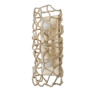 Kalco - 527321WIV - Two Light Wall Sconce - Reef - Warm Ivory