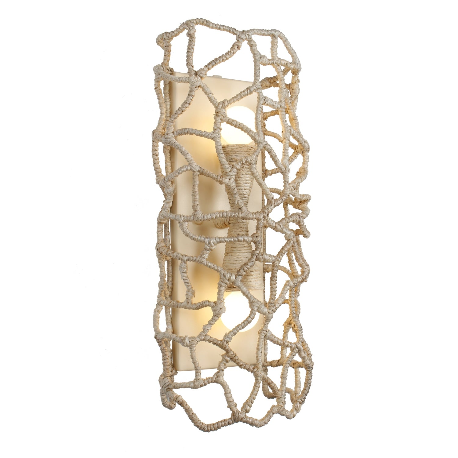 Kalco - 527321WIV - Two Light Wall Sconce - Reef - Warm Ivory
