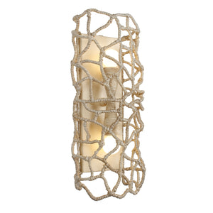Kalco - 527321WIV - Two Light Wall Sconce - Reef - Warm Ivory