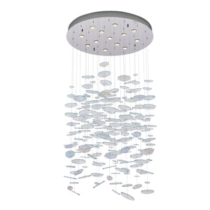 Kalco - 528051CH - 13 Light Chandelier - Spettro - Polished Chrome