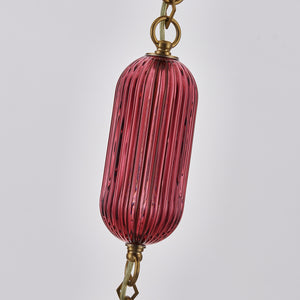 Kalco - 519611STB/MGNT - One Light Pendant - Verde - Satin Brass