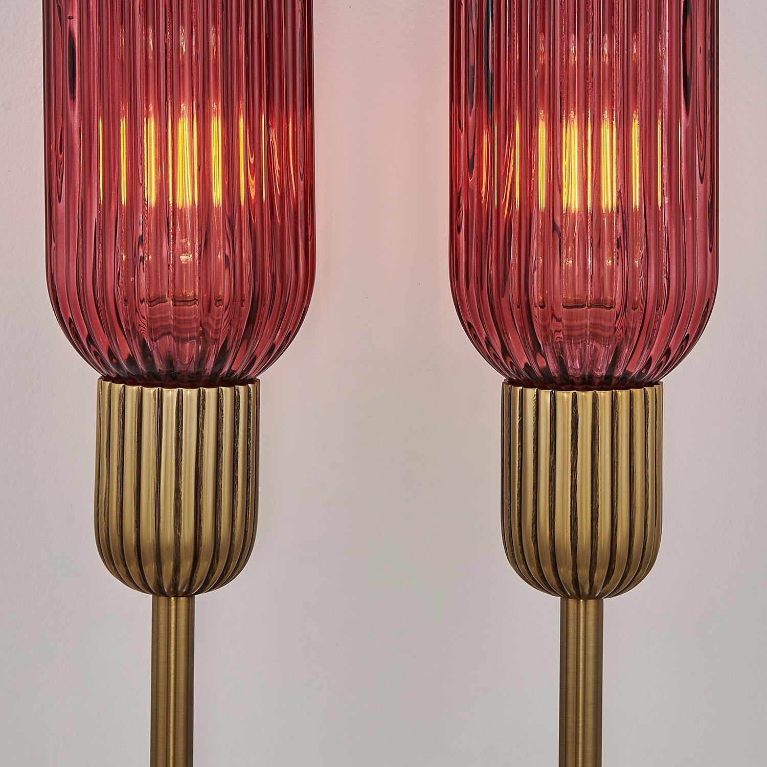 Kalco - 519621STB/MGNT - Two Light Wall Sconce - Verde - Satin Brass