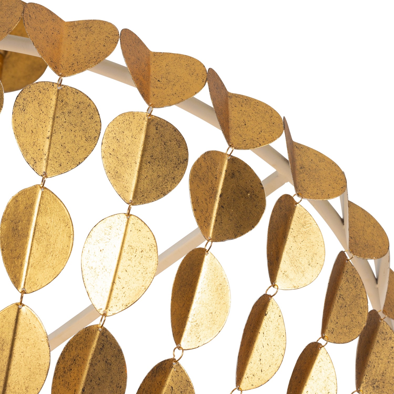 Kalco - 527455OLW - Eight Light Chandelier - Amor - Oxidized Gold Leaf And White