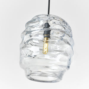 Visual Comfort Modern - SLPD865BCG - One Light Pendant - Audra - Nightshade Black