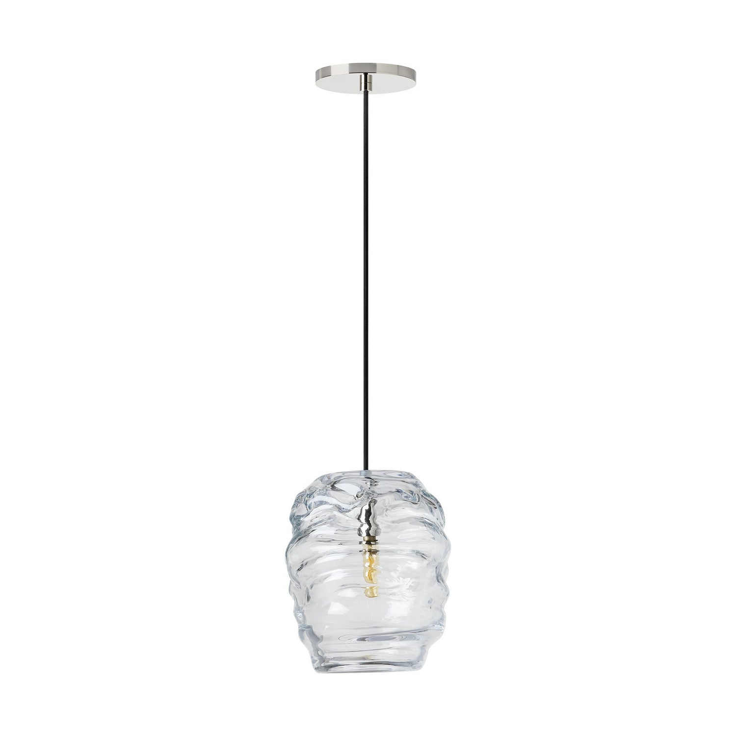 Visual Comfort Modern - SLPD865PNCG - One Light Pendant - Audra - Polished Nickel