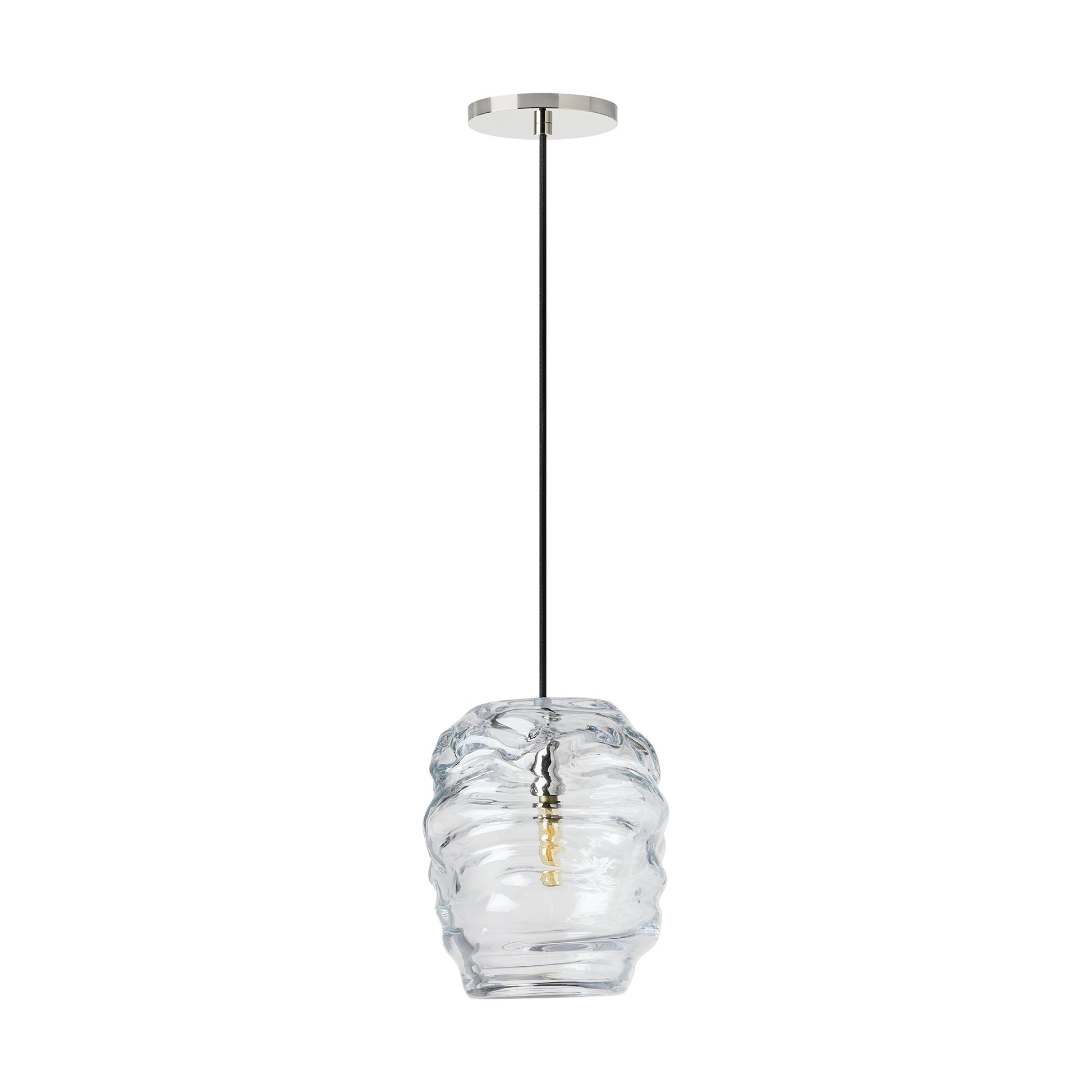 Visual Comfort Modern - SLPD865PNCG - One Light Pendant - Audra - Polished Nickel