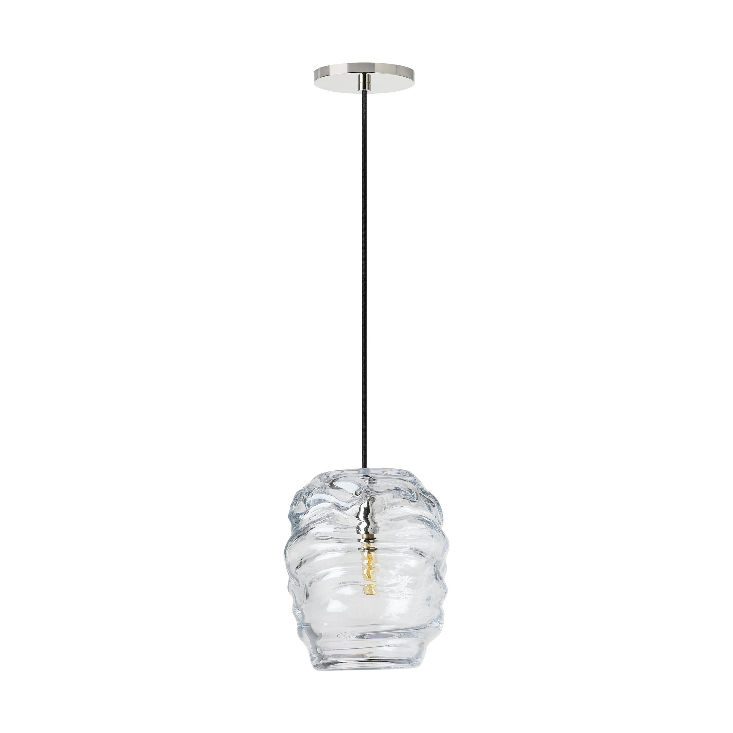 Visual Comfort Modern - SLPD865PNCG - One Light Pendant - Audra - Polished Nickel