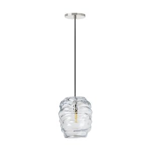 Visual Comfort Modern - SLPD865PNCG - One Light Pendant - Audra - Polished Nickel