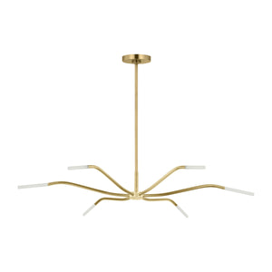 Visual Comfort Modern - SLCH81927HABEG - LED Chandelier - Lajos - Hand-Rubbed Antique Brass
