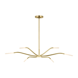 Visual Comfort Modern - SLCH81927HABEG - LED Chandelier - Lajos - Hand-Rubbed Antique Brass