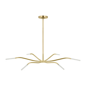 Visual Comfort Modern - SLCH81927HABEG - LED Chandelier - Lajos - Hand-Rubbed Antique Brass