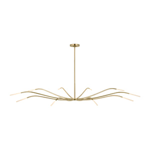 Visual Comfort Modern - SLCH81627HABEG - LED Chandelier - Lajos - Hand-Rubbed Antique Brass