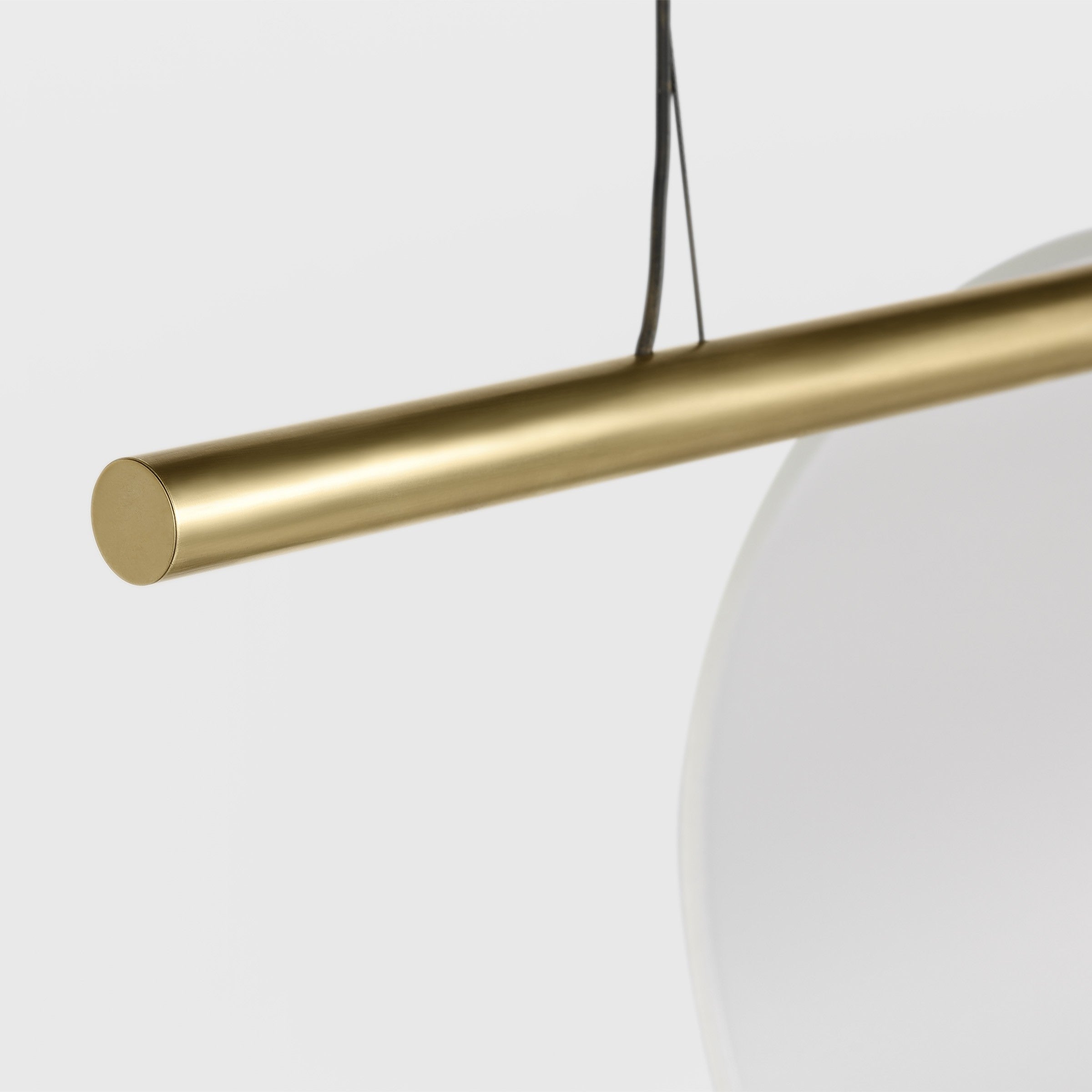 Visual Comfort Modern - PBLS80827HABEG - LED Linear Chandelier - Trace - Hand-Rubbed Antique Brass