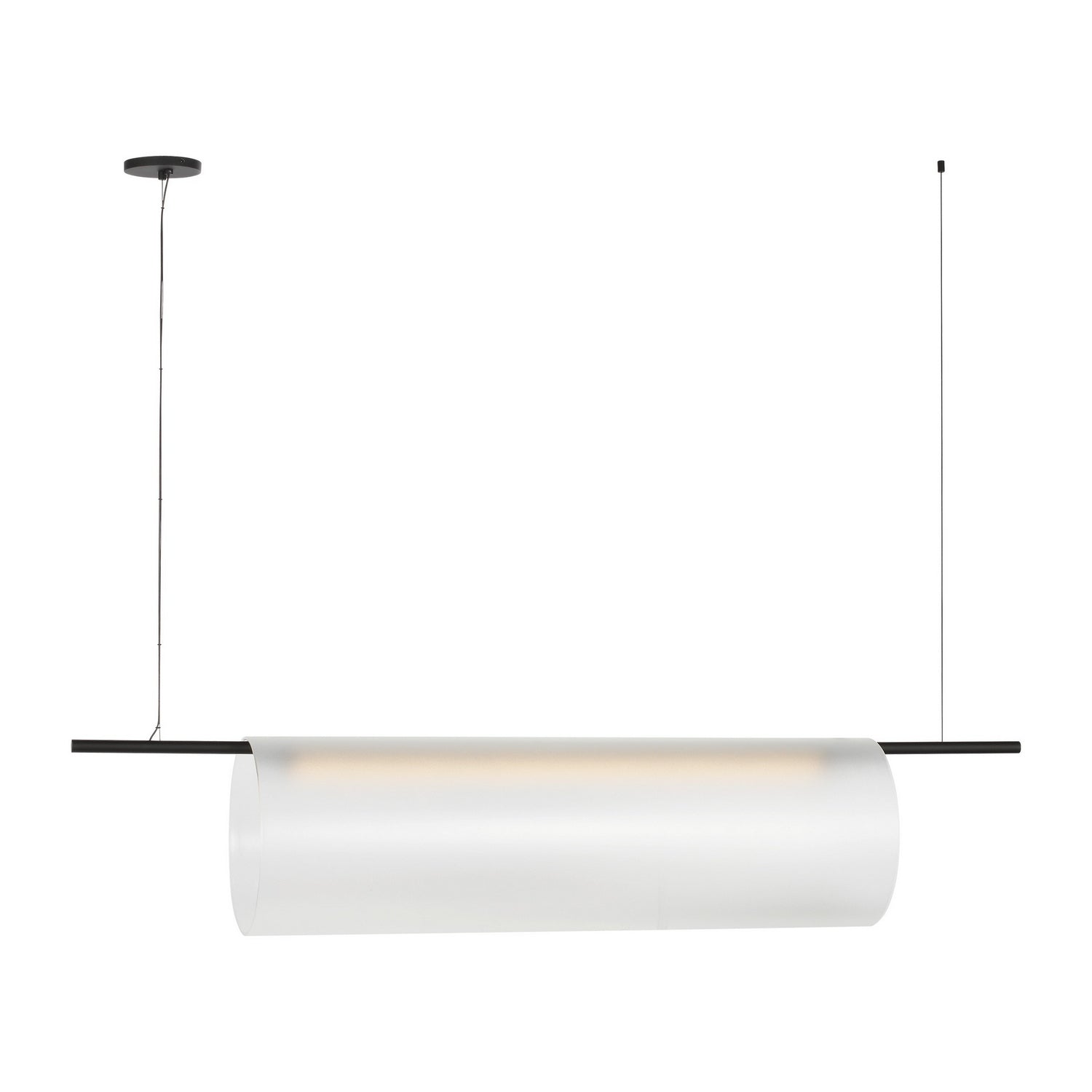 Visual Comfort Modern - PBLS80827BEG - LED Linear Chandelier - Trace - Nightshade Black