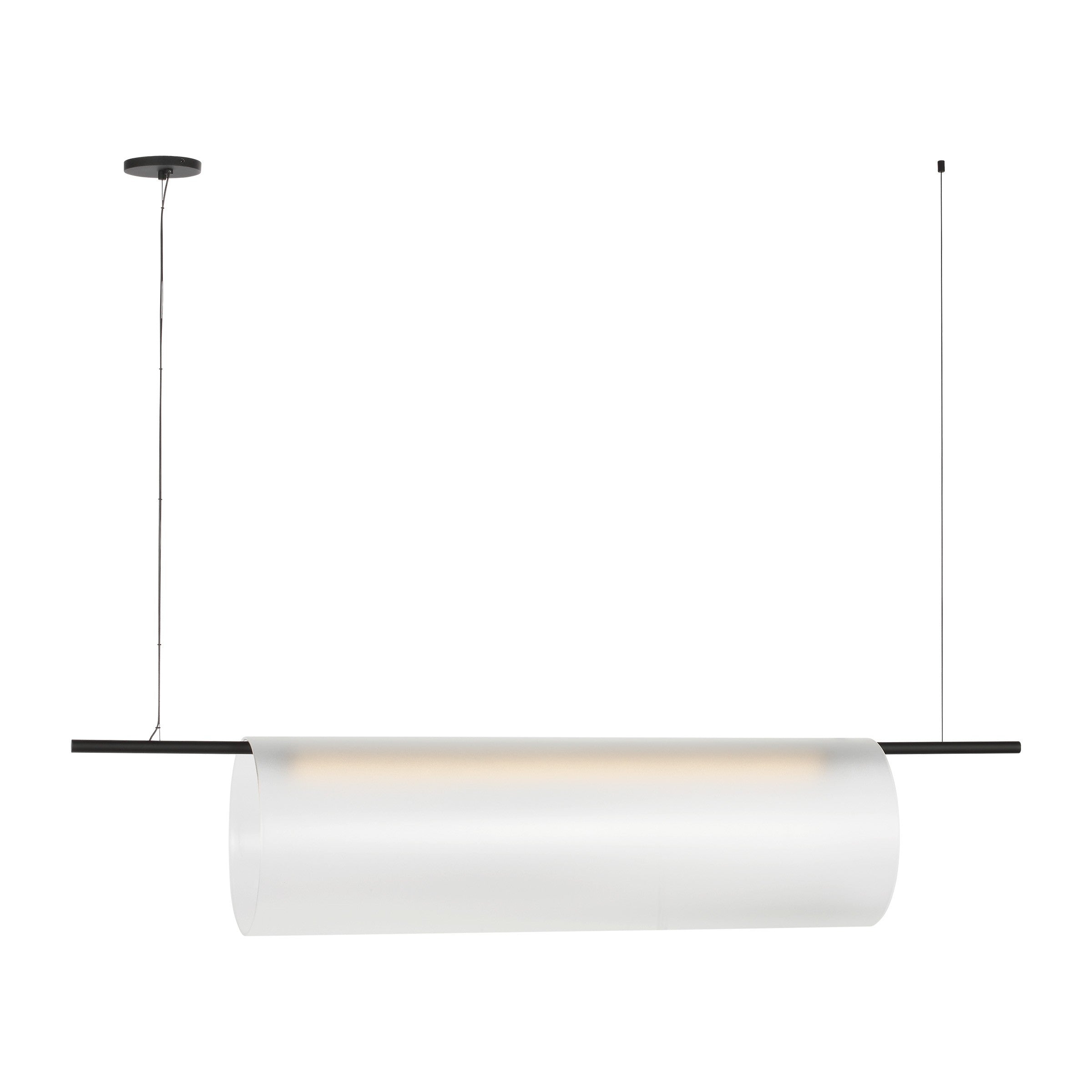 Visual Comfort Modern - PBLS80827BEG - LED Linear Chandelier - Trace - Nightshade Black