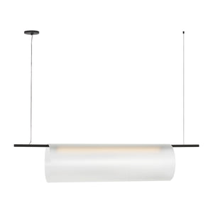Visual Comfort Modern - PBLS80827BEG - LED Linear Chandelier - Trace - Nightshade Black