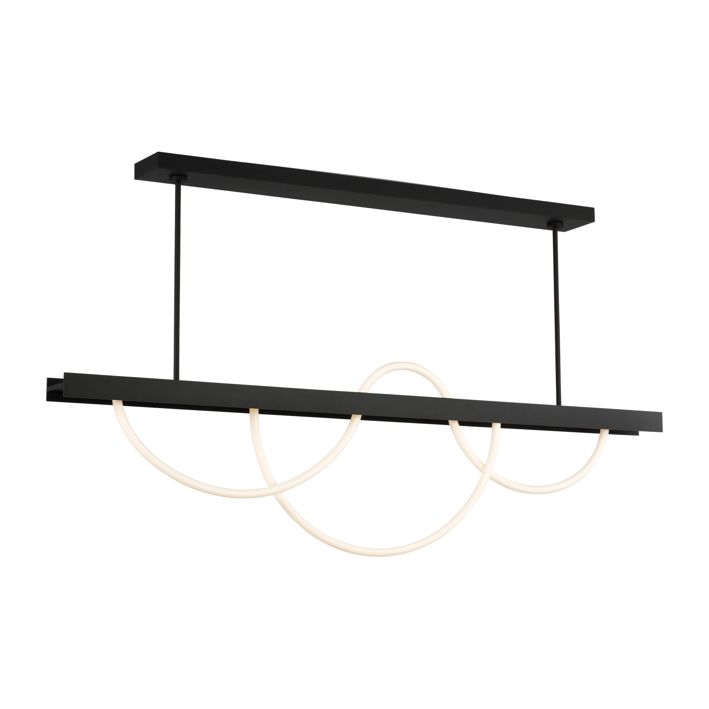 Visual Comfort Modern - SLLS83927B - LED Linear Chandelier - Uneri - Nightshade Black