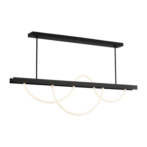 Visual Comfort Modern - SLLS83927B - LED Linear Chandelier - Uneri - Nightshade Black
